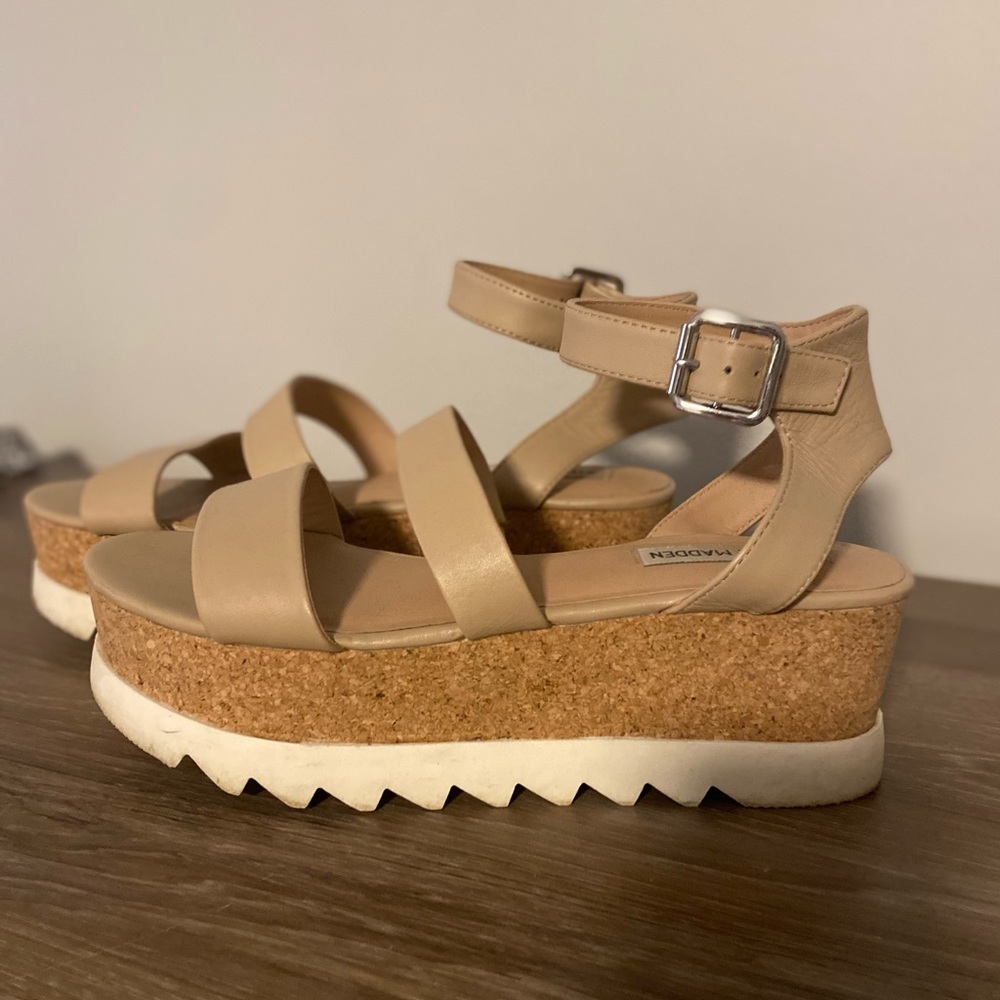 Nude Platform Sandal